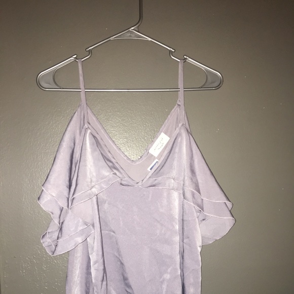 Tops - Silk cold shoulder top